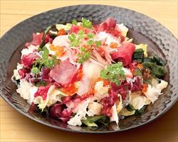 日本海名物　海鮮サラダ（柚子胡椒ドレ）